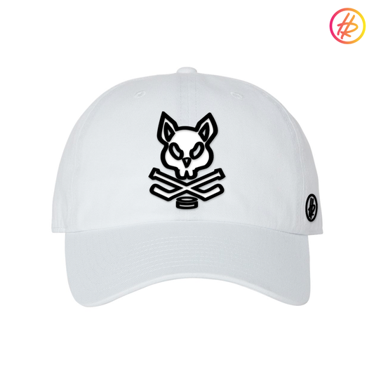 White black white Rink Rat Hatty Ratty Dad Hat