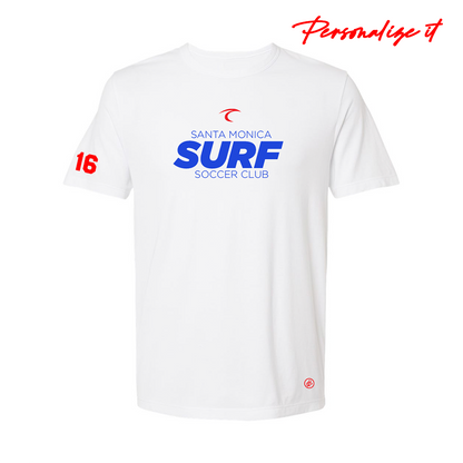 Santa Monica Surf Soccer Team T-shirt - White - Adult