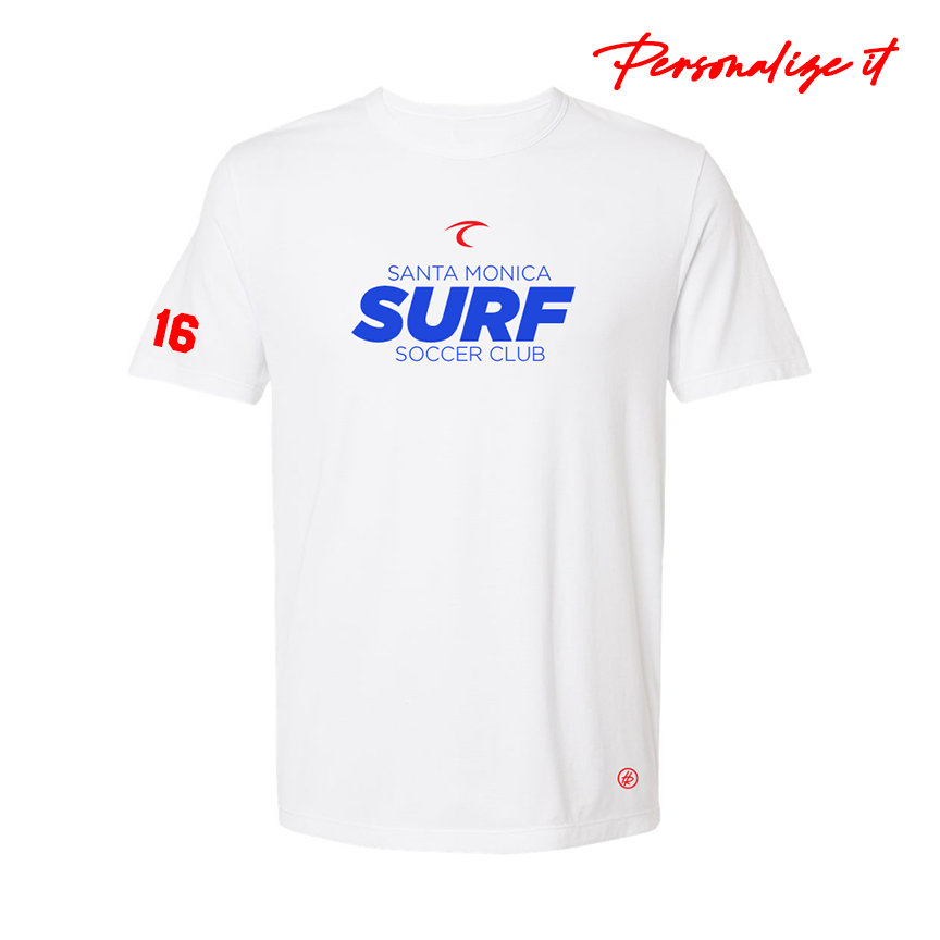 Santa Monica Surf Soccer Team T-shirt - White - Youth