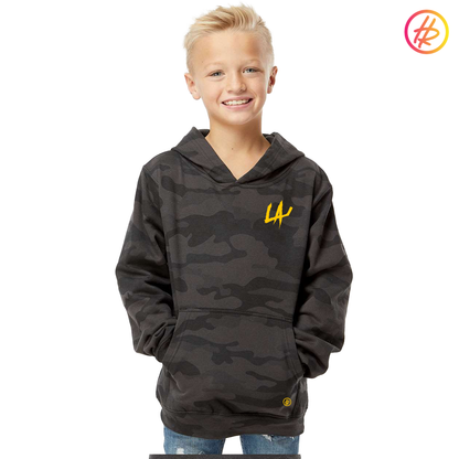 LA LEGENDS TEAM + Hatty Ratty™ LA Hoodie - Black Camo - YOUTH