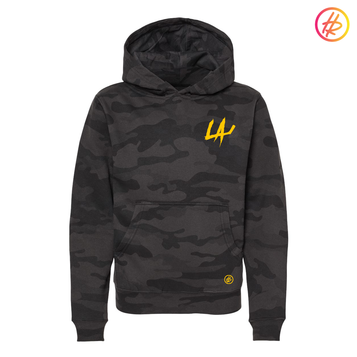 LA LEGENDS TEAM + Hatty Ratty™ LA Hoodie - Black Camo - YOUTH