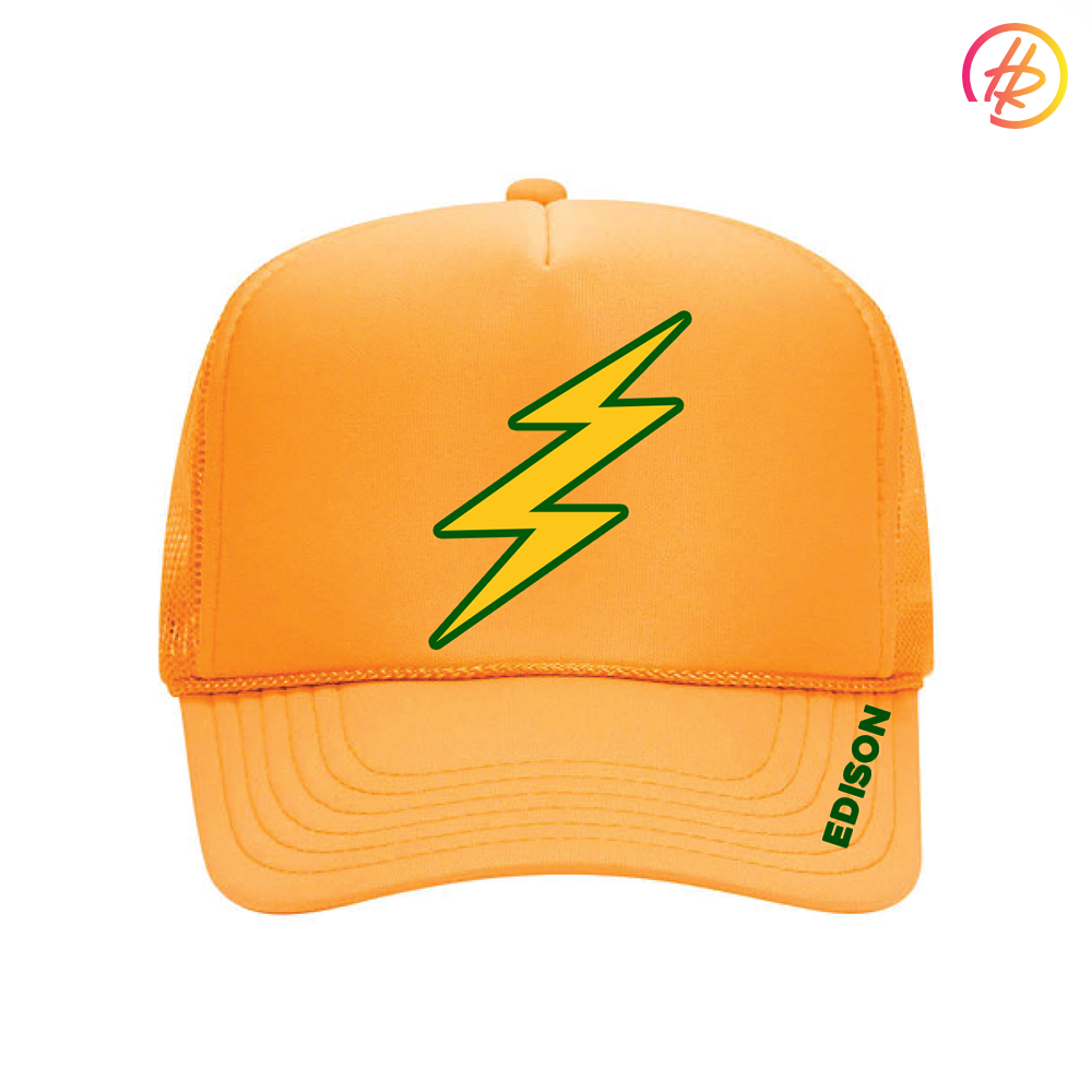 Edison HC - Lightening Bolt Foam Trucker