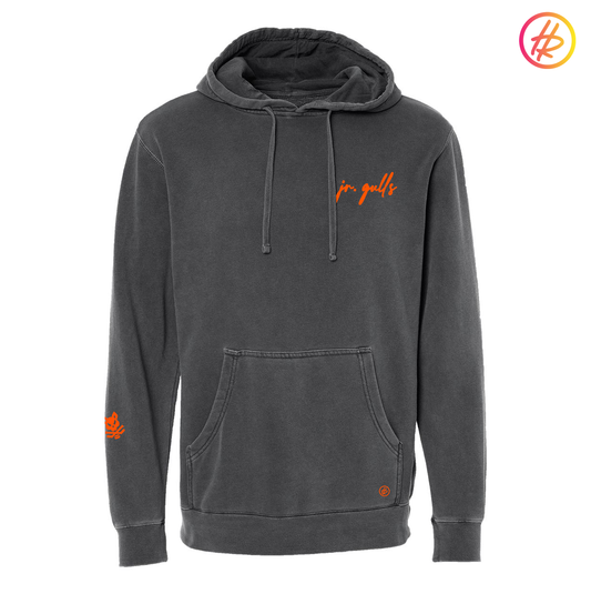 Hatty Ratty™ + Jr. Gulls Script Pigment Dyed Hoodie