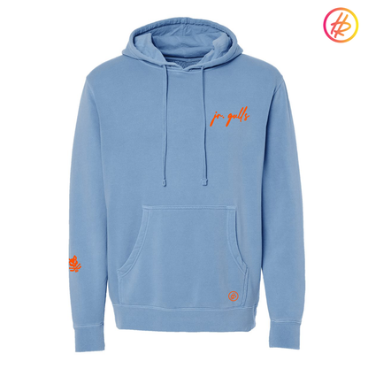 Hatty Ratty™ + Jr. Gulls Script Pigment Dyed Hoodie