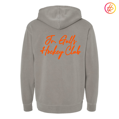 Hatty Ratty™ + Jr. Gulls Script Pigment Dyed Hoodie