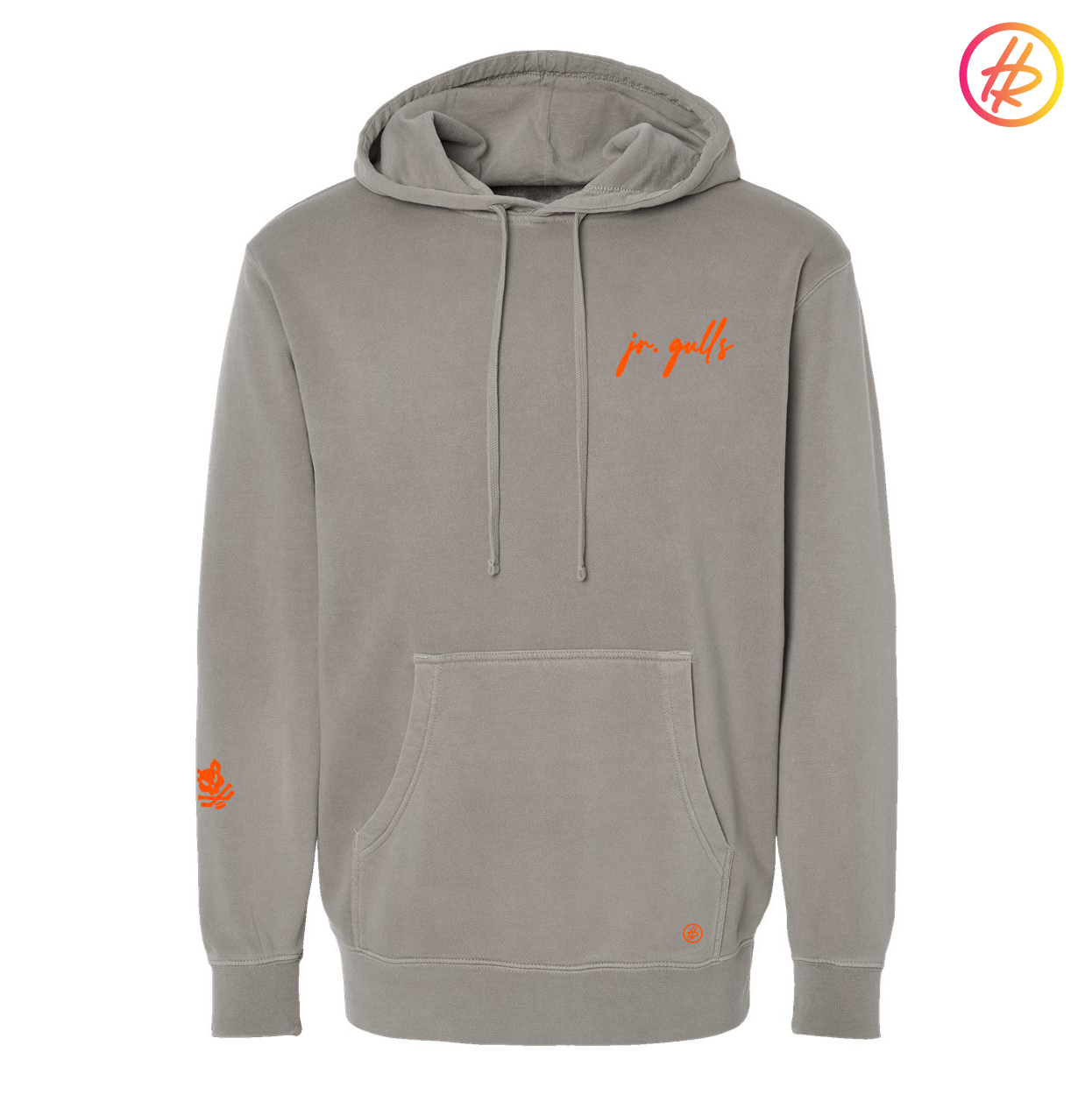 Hatty Ratty™ + Jr. Gulls Script Pigment Dyed Hoodie