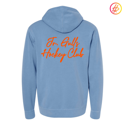 Hatty Ratty™ + Jr. Gulls Script Pigment Dyed Hoodie