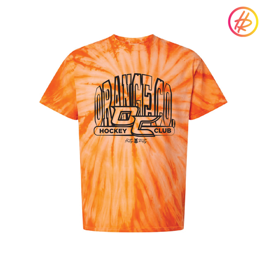 Hatty Ratty™ + OCHC Tie Dyed Hockey T-Shirt - ADULT