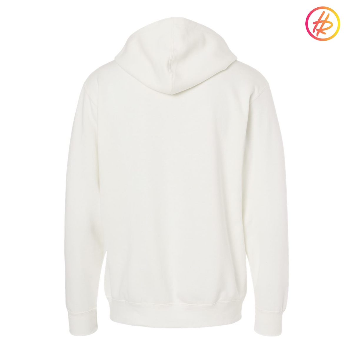 Hatty Ratty™ + MOUNT SI Script Pigment Dyed Hoodie - White