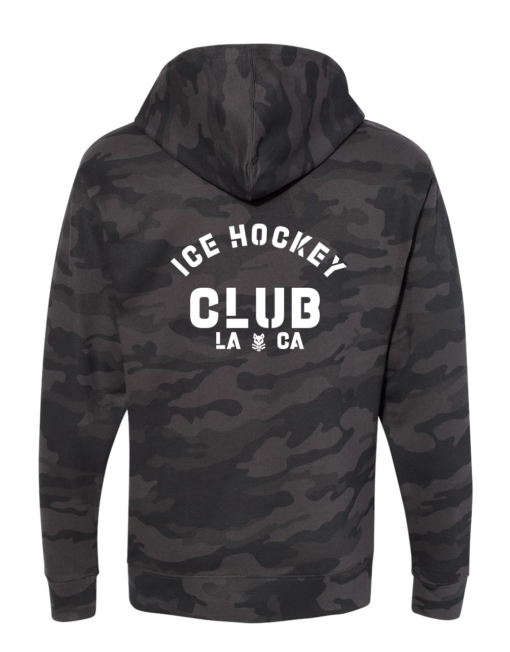 Hatty Ratty™ Jr Kings Ice Hockey Club - Fleece Hoodie - Adult - Black Camo