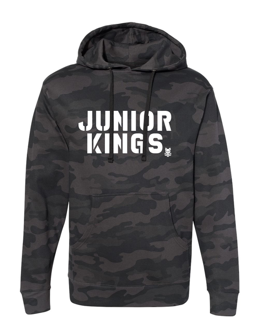 Hatty Ratty™ Jr Kings Ice Hockey Club - Fleece Hoodie - Adult - Black Camo