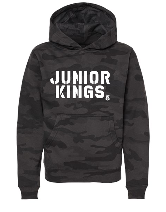 Hatty Ratty™ Jr Kings Ice Hockey Club - Fleece Hoodie - YOUTH - Black Camo