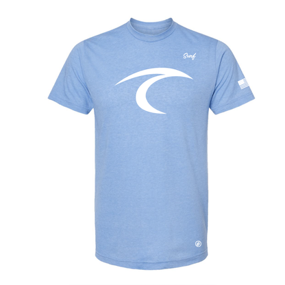 Santa Monica Surf Soccer Team T-shirt - Light Blue - Adult