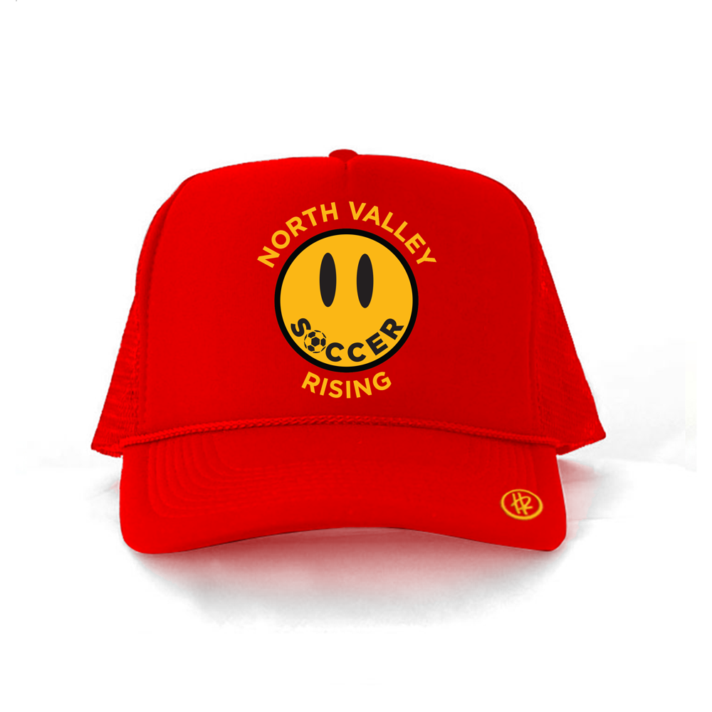 NV Rising Smiley Patch Foam Front Trucker - YOUTH