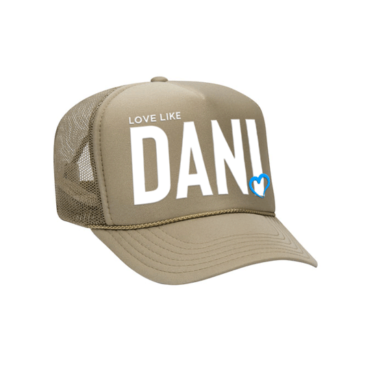 Love Like DANI - Foam Front Trucker - Khaki