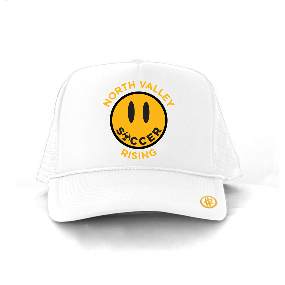 NV Rising Smiley Patch Foam Front Trucker - ADULT