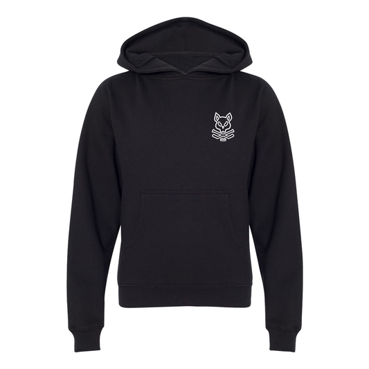 Youth Rink Rat Hoodie - Black and White