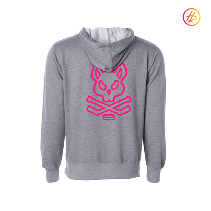 Adult Rink Rat Hoodie - Heather Grey