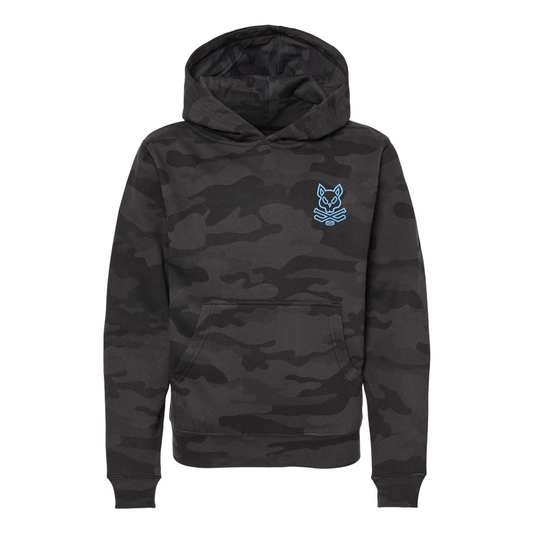 Youth Rink Rat Hoodie - Black Camo